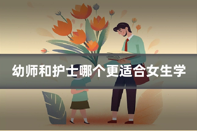 幼师和护士哪个更适合女生学
