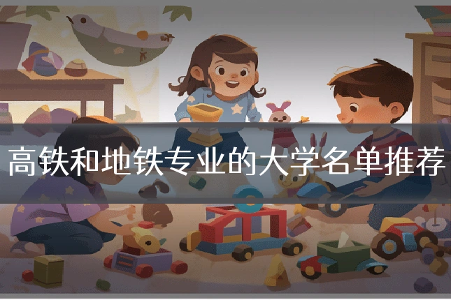 高铁和地铁专业的大学名单推荐