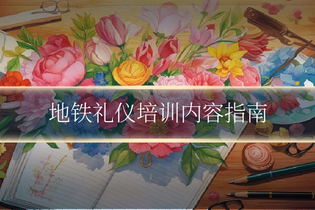 地铁礼仪培训内容指南