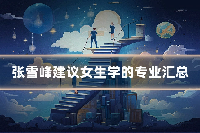 张雪峰建议女生学的专业汇总
