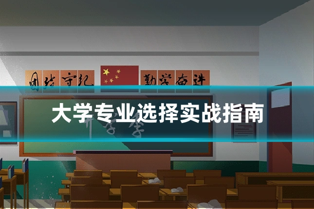 大学专业选择实战指南