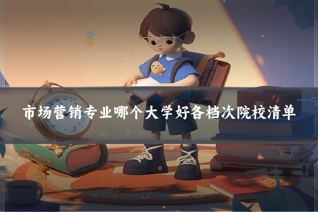 市场营销专业哪个大学好各档次院校清单