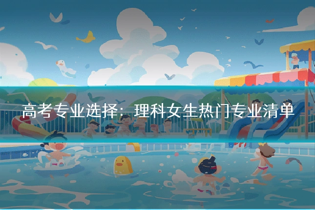 高考专业选择：理科女生热门专业清单