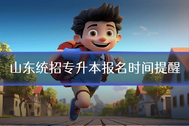 山东统招专升本报名时间提醒
