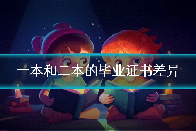 一本和二本的毕业证书差异