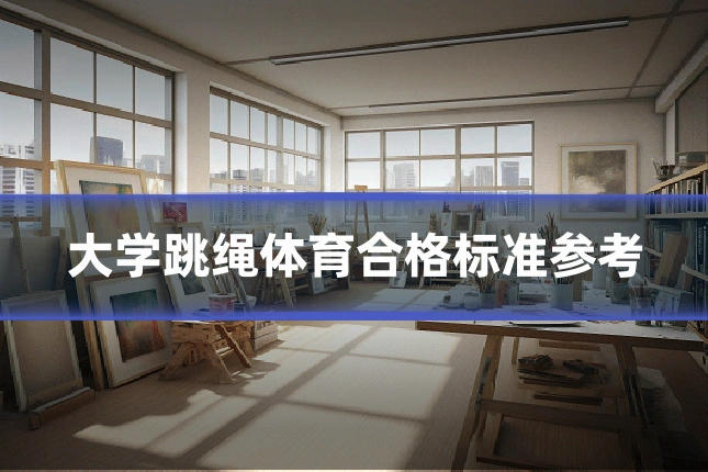 大学跳绳体育合格标准参考