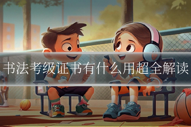 书法考级证书有什么用超全解读
