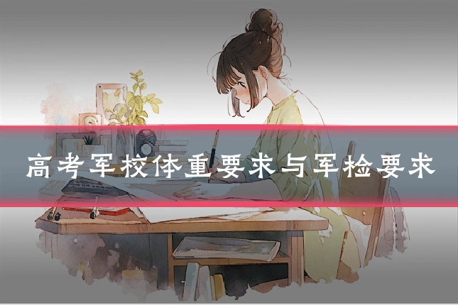 高考军校体重要求与军检要求