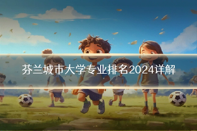 芬兰城市大学专业排名2024详解