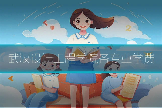 武汉设计工程学院各专业学费