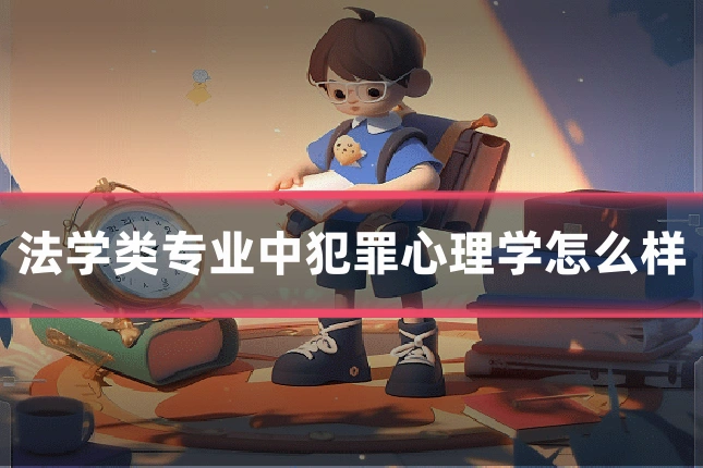 法学类专业中犯罪心理学怎么样