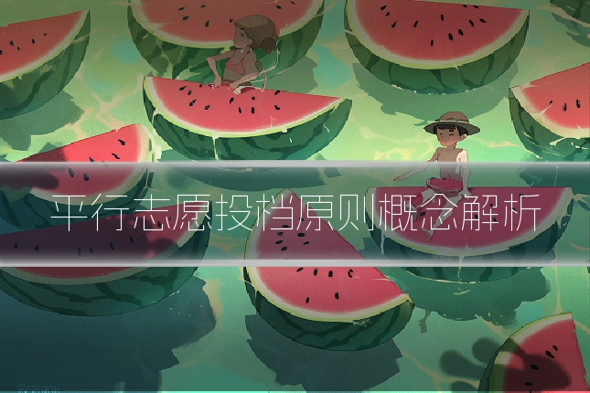 平行志愿投档原则概念解析
