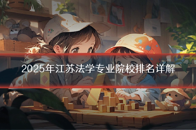 2025年江苏法学专业院校排名详解