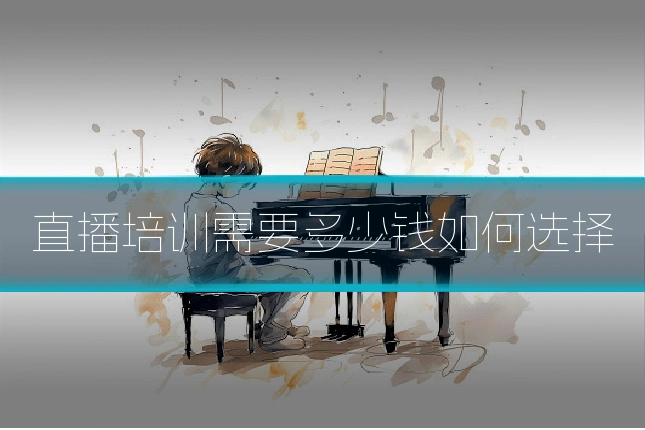 直播培训需要多少钱如何选择