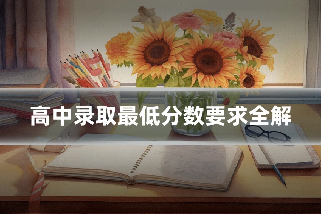 高中录取最低分数要求全解