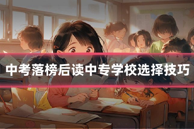 中考落榜后读中专学校选择技巧