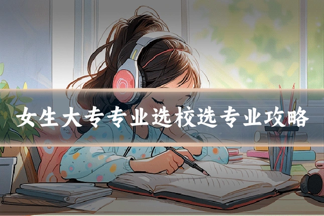 女生大专专业选校选专业攻略