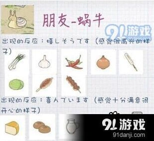 旅行青蛙攻略：蜗牛喜欢吃什么