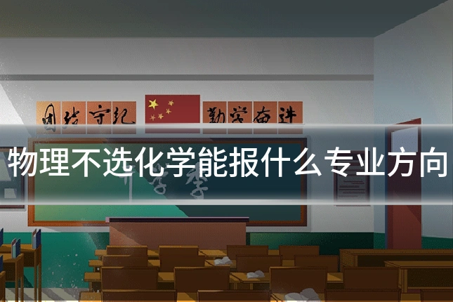 物理不选化学能报什么专业方向