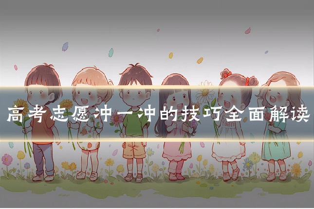 高考志愿冲一冲的技巧全面解读