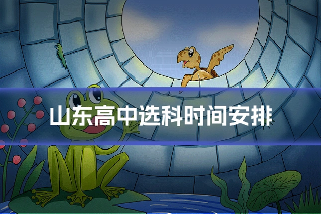 山东高中选科时间安排