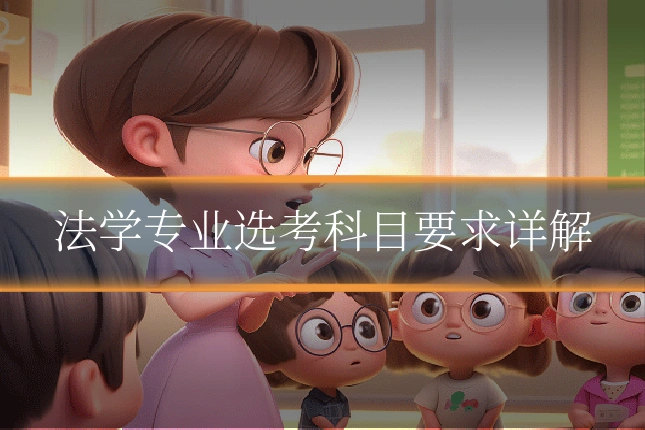 法学专业选考科目要求详解