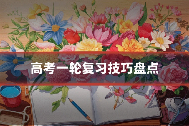 高考一轮复习技巧盘点