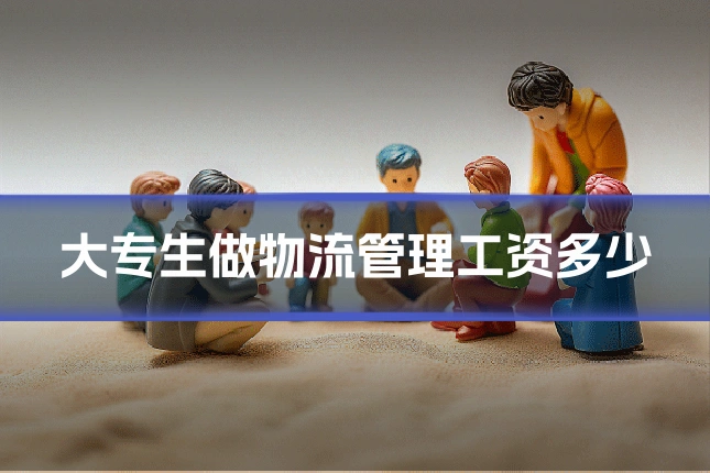 大专生做物流管理工资多少