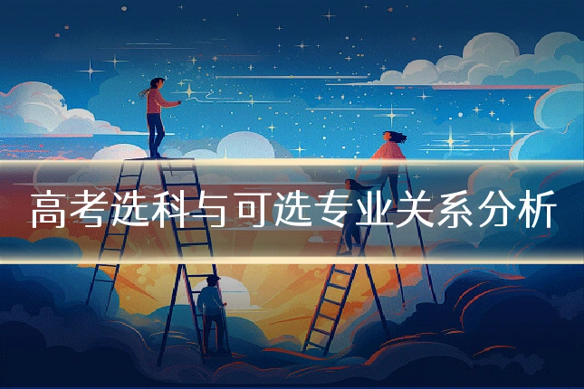 高考选科与可选专业关系分析