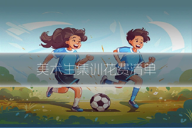 美术生集训花费清单