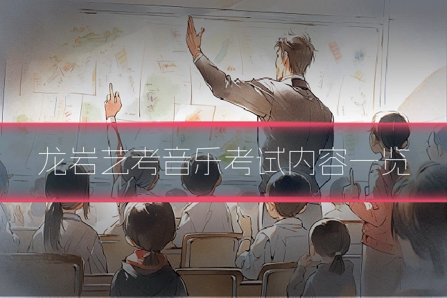 龙岩艺考音乐考试内容一览