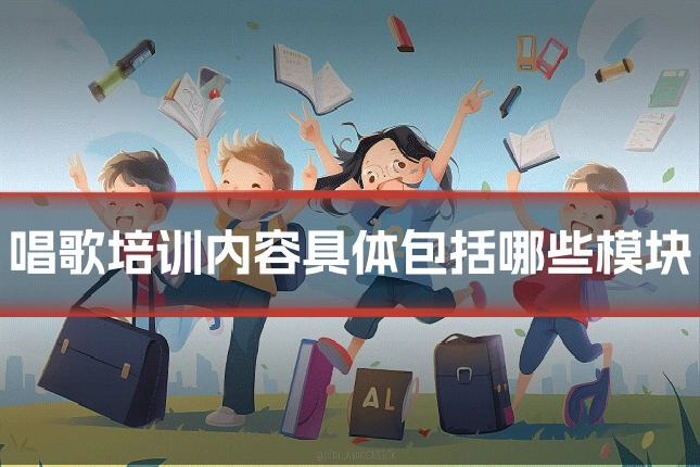 唱歌培训内容具体包括哪些模块