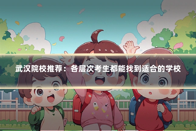 武汉院校推荐：各层次考生都能找到适合的学校