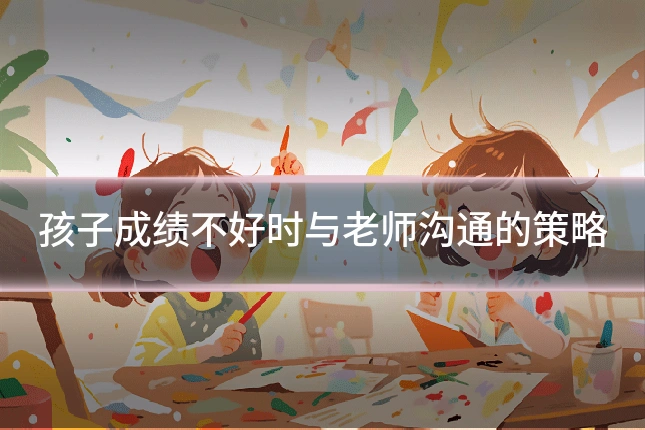 孩子成绩不好时与老师沟通的策略