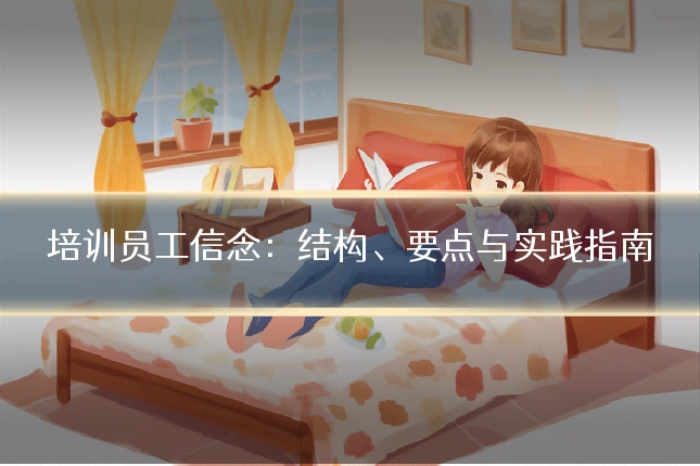 培训员工信念：结构、要点与实践指南