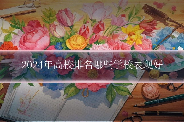 2024年高校排名哪些学校表现好