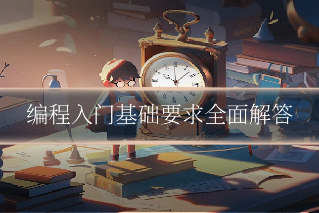 编程入门基础要求全面解答