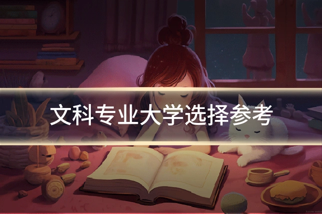 文科专业大学选择参考