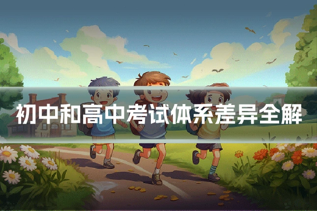 初中和高中考试体系差异全解