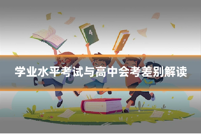 学业水平考试与高中会考差别解读