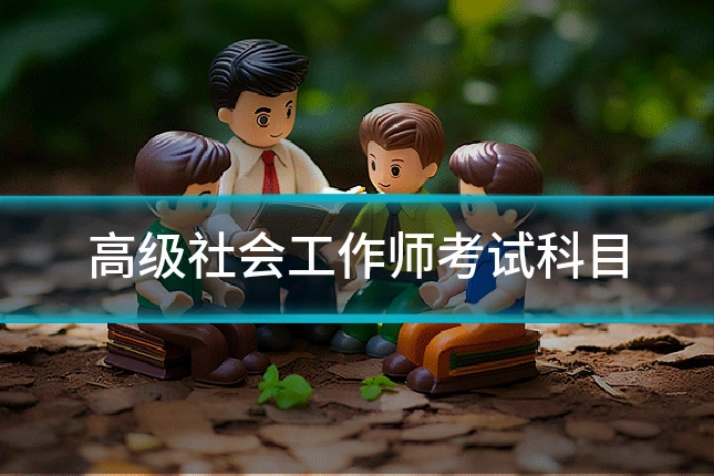 高级社会工作师考试科目