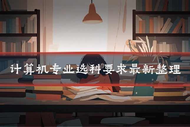 计算机专业选科要求最新整理
