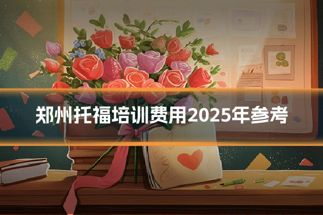 郑州托福培训费用2025年参考