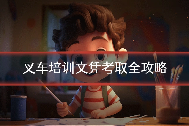 叉车培训文凭考取全攻略