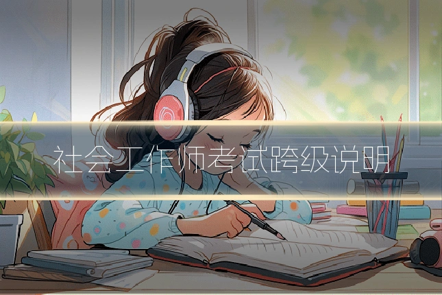 社会工作师考试跨级说明