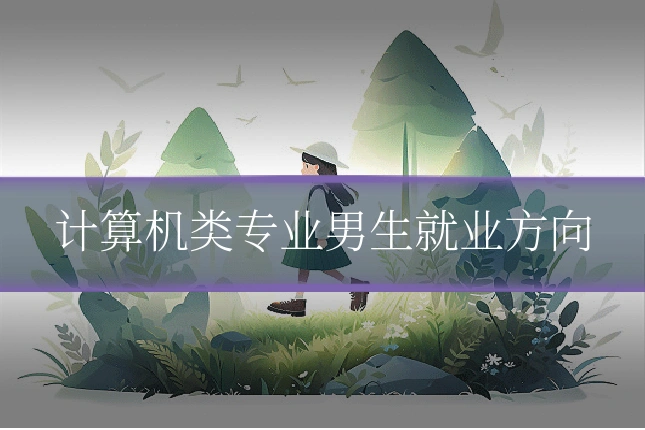 计算机类专业男生就业方向