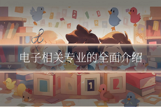 电子相关专业的全面介绍