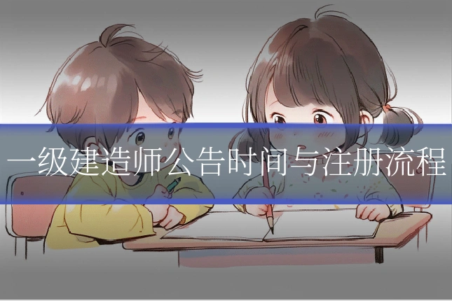 一级建造师公告时间与注册流程