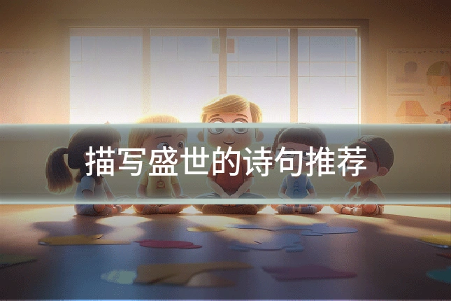 描写盛世的诗句推荐