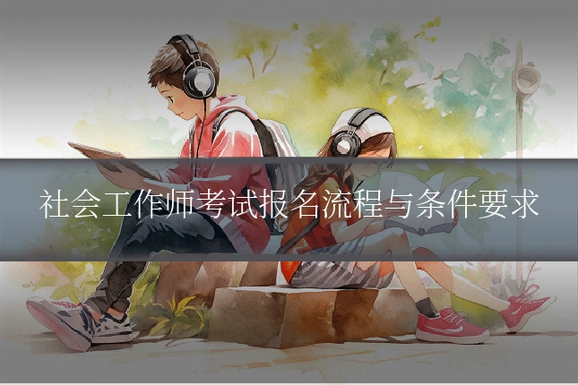 社会工作师考试报名流程与条件要求